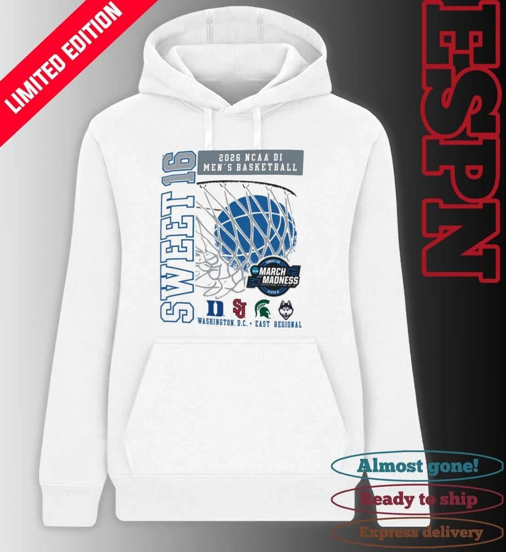 Sweet 16 NCAA DI Men’s Basketball Tournament 2026 East Regional T-Shirt
