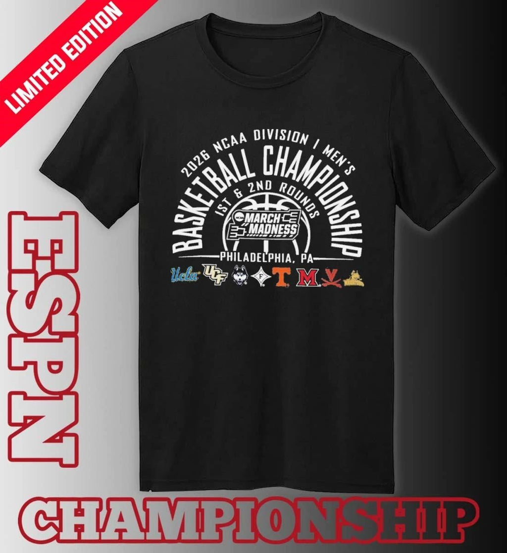 Philadelphia Regional 2026 NCAA DI Men’s Basketball Championship T-Shirt
