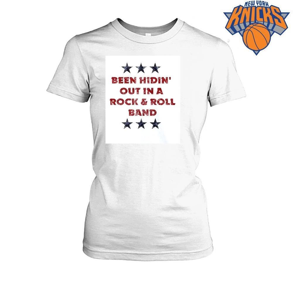 Rock and Roll Hall of Fame Been Hidin’ Out in a Rock & Roll Band 4 of July shirt