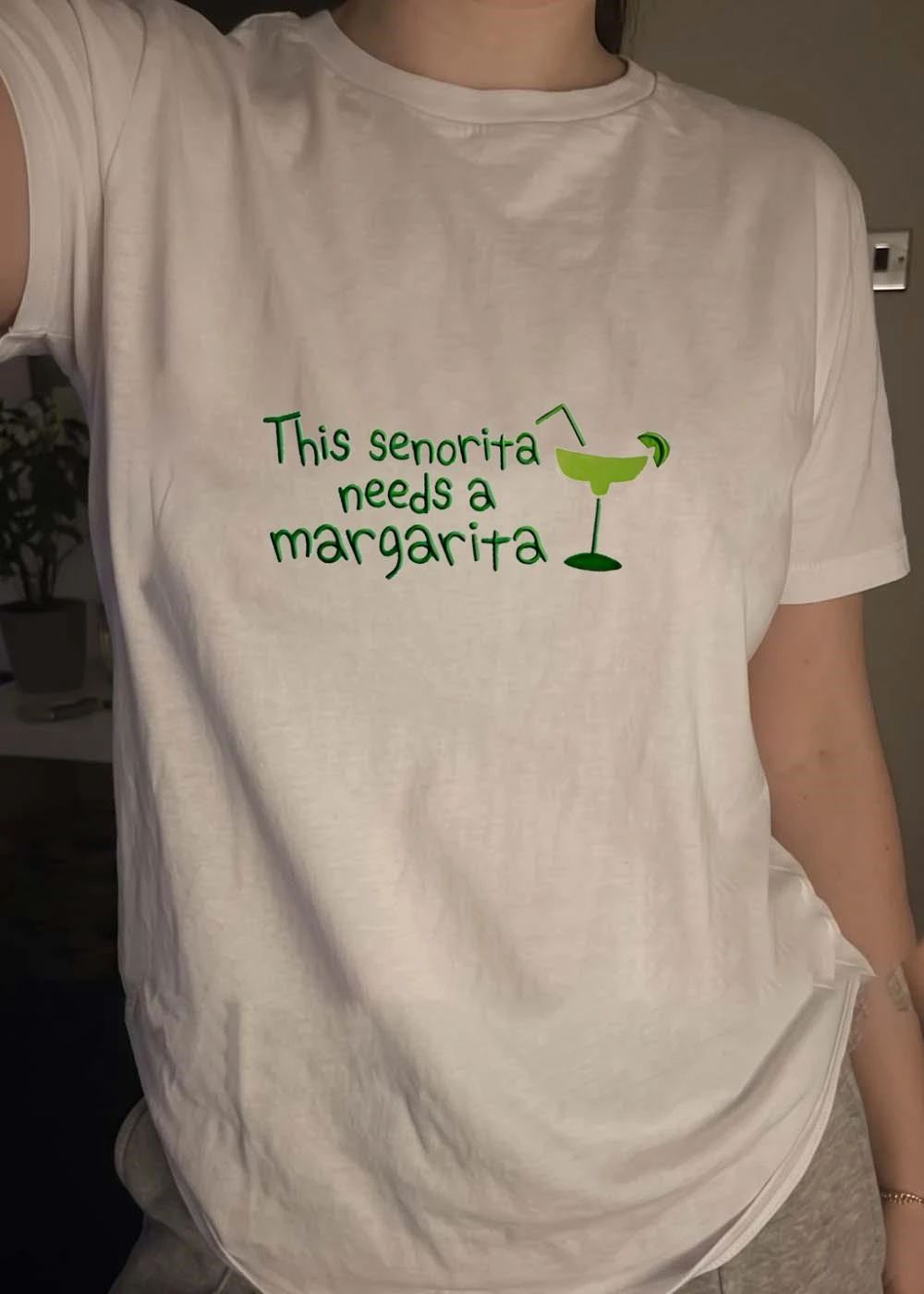 This Senorita Needs a Margarita Women’s shirt