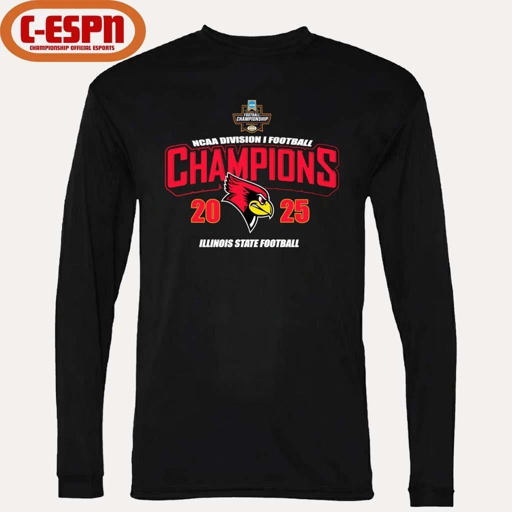Illinois State Redbirds 2025 FCS Football National Champions T-Shirt