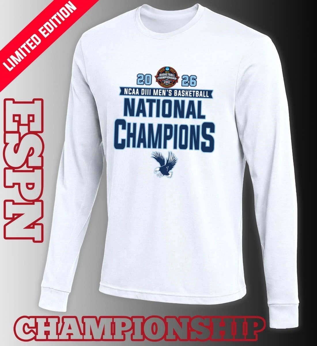 Mary Washington Men’s Basketball 2026 NCAA DIII National Champions T-Shirt