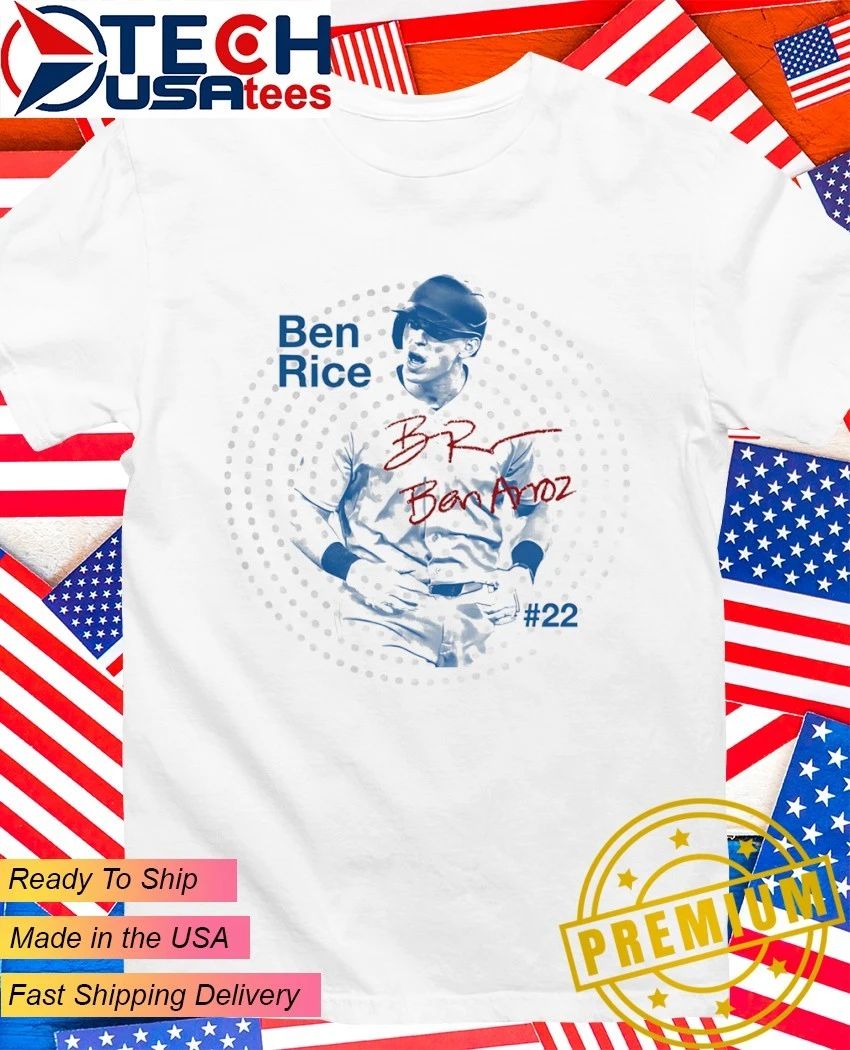 Ben Rice No. 22 New York Yankees star player signature shirt
