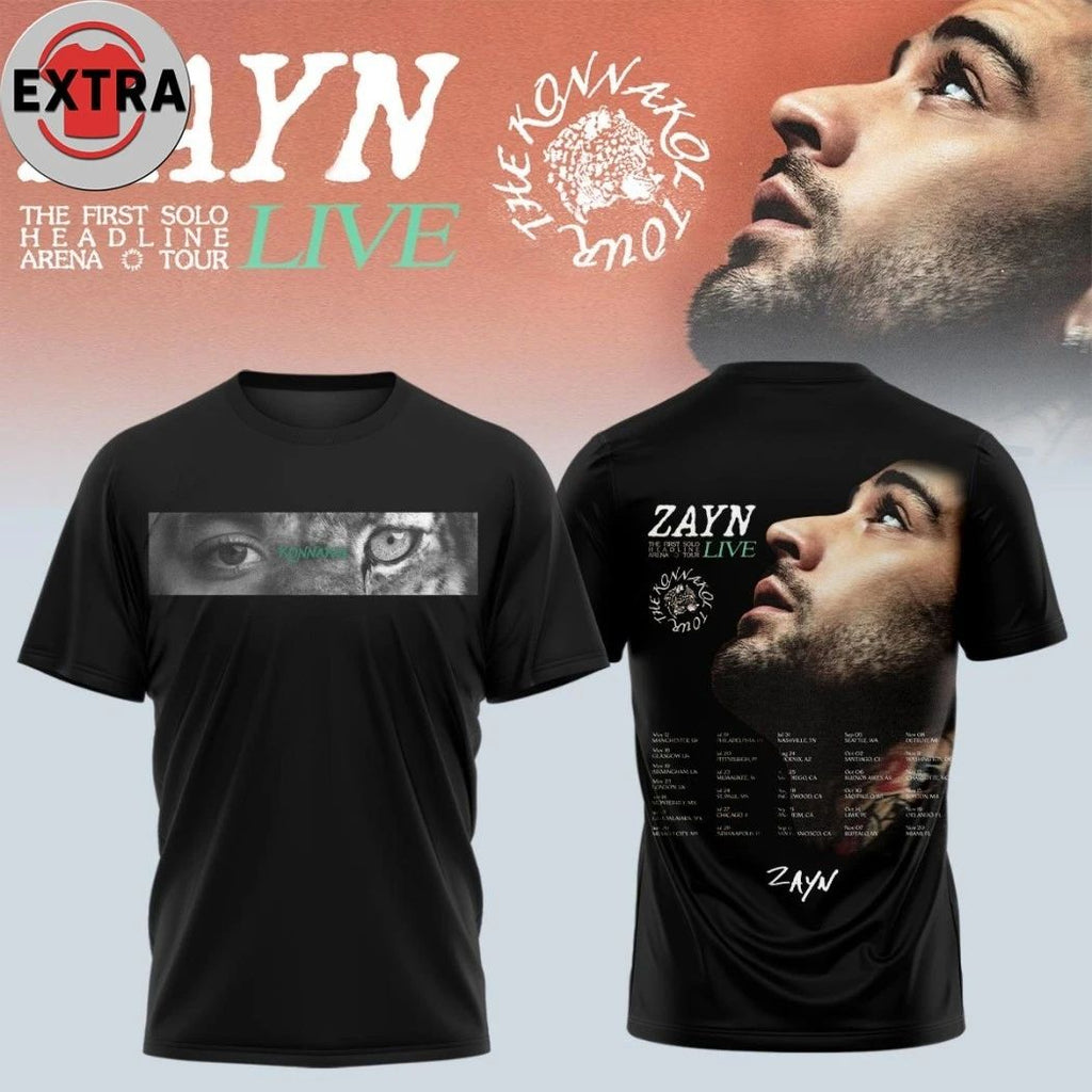 Zayn Malik The Konnakol Tour – The First Solo Headline Arena Tour 2026 Two Sided Shirt