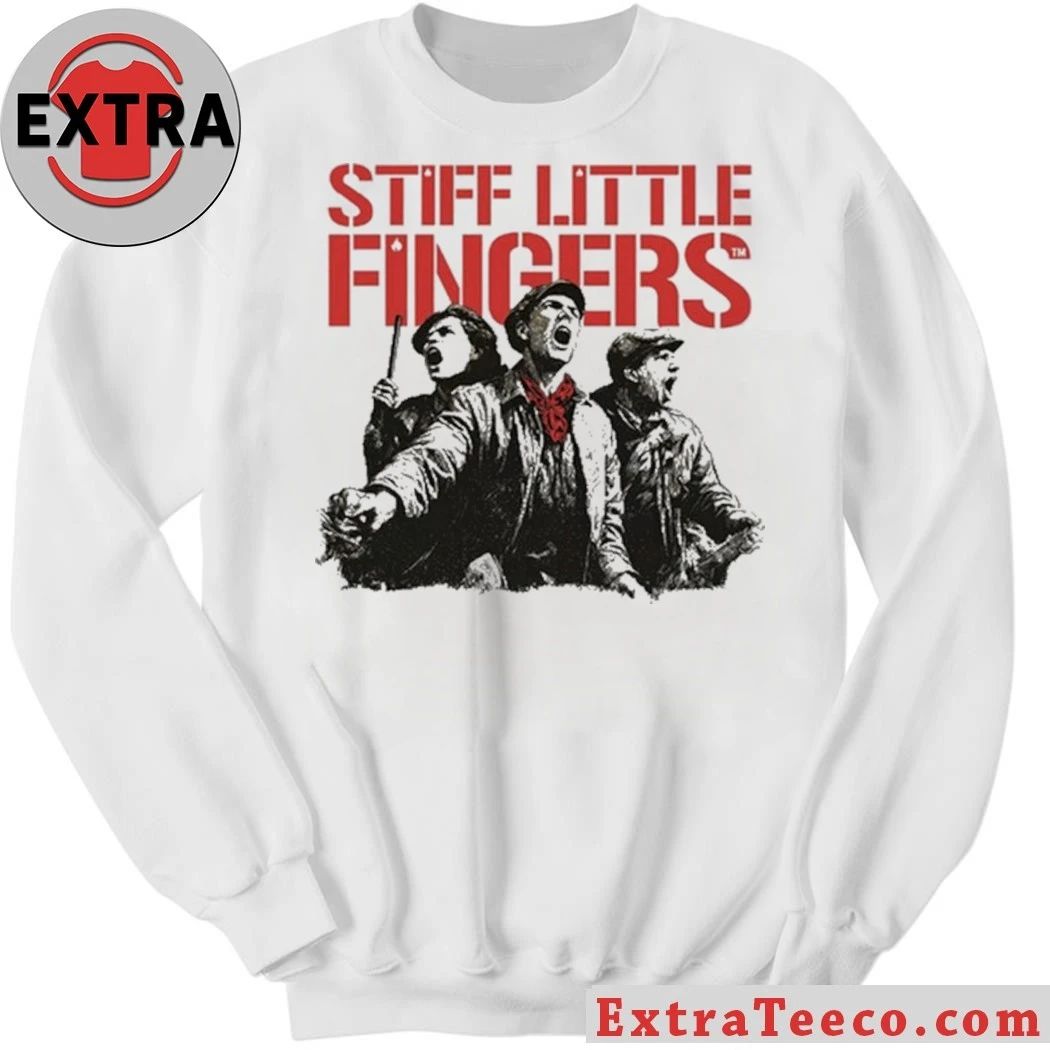 Stiff Little Fingers Raise Your Voice Ecru Tour T-Shirt
