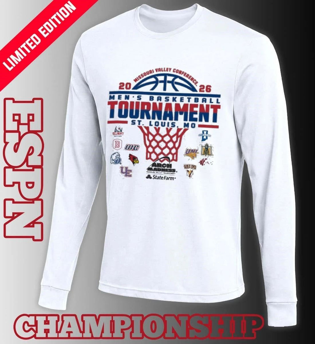 St Louis, MO 2026 MVC Men’s Basketball Championship T-Shirt