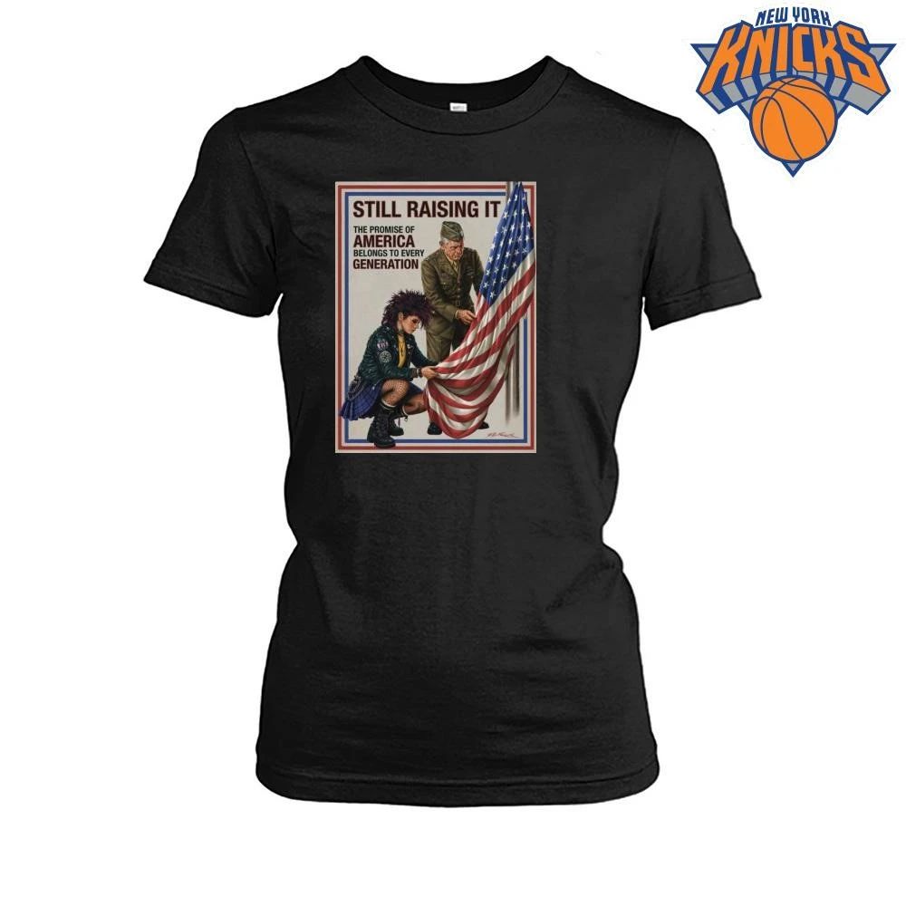 Still Raising It American Flag Veteran Punk Rock Freedom Belonging Shirt