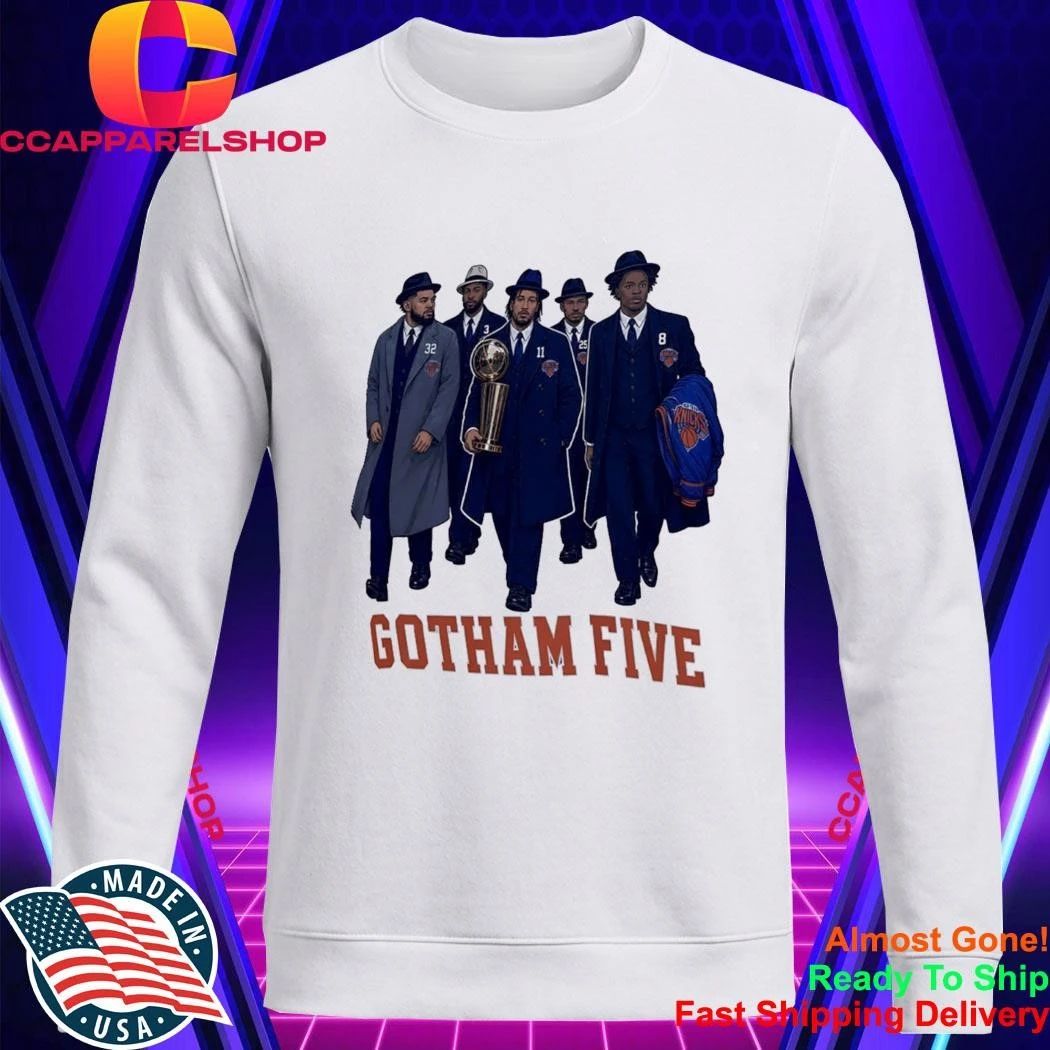 Gotham Five Knicks 2026 Nba Champions Lineup Shirt