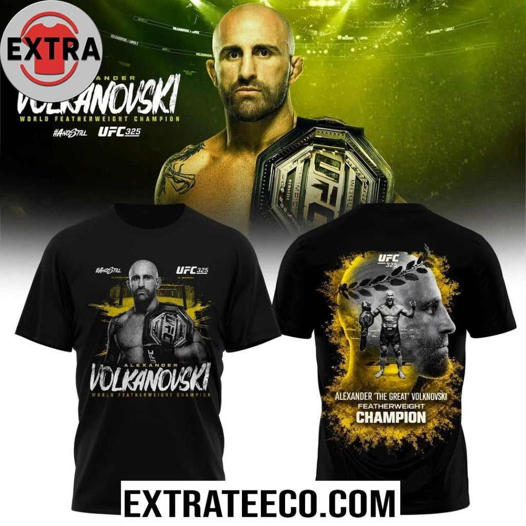 Alexander Volkanovski UFC 325 Featherweight Champion T-Shirt