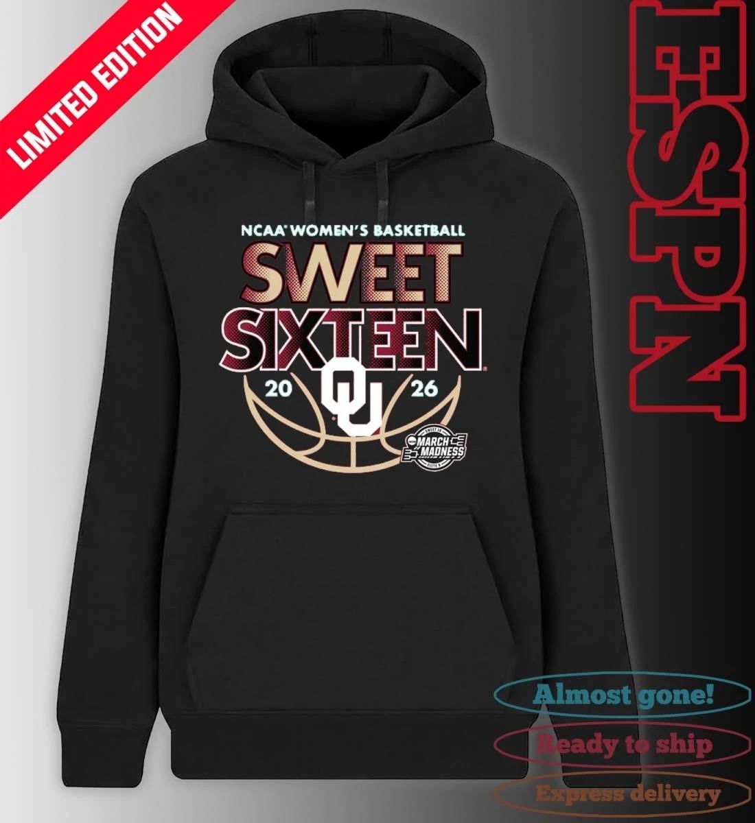 Sweet Sixteen 2026 Oklahoma Women’s Basketball Shirt