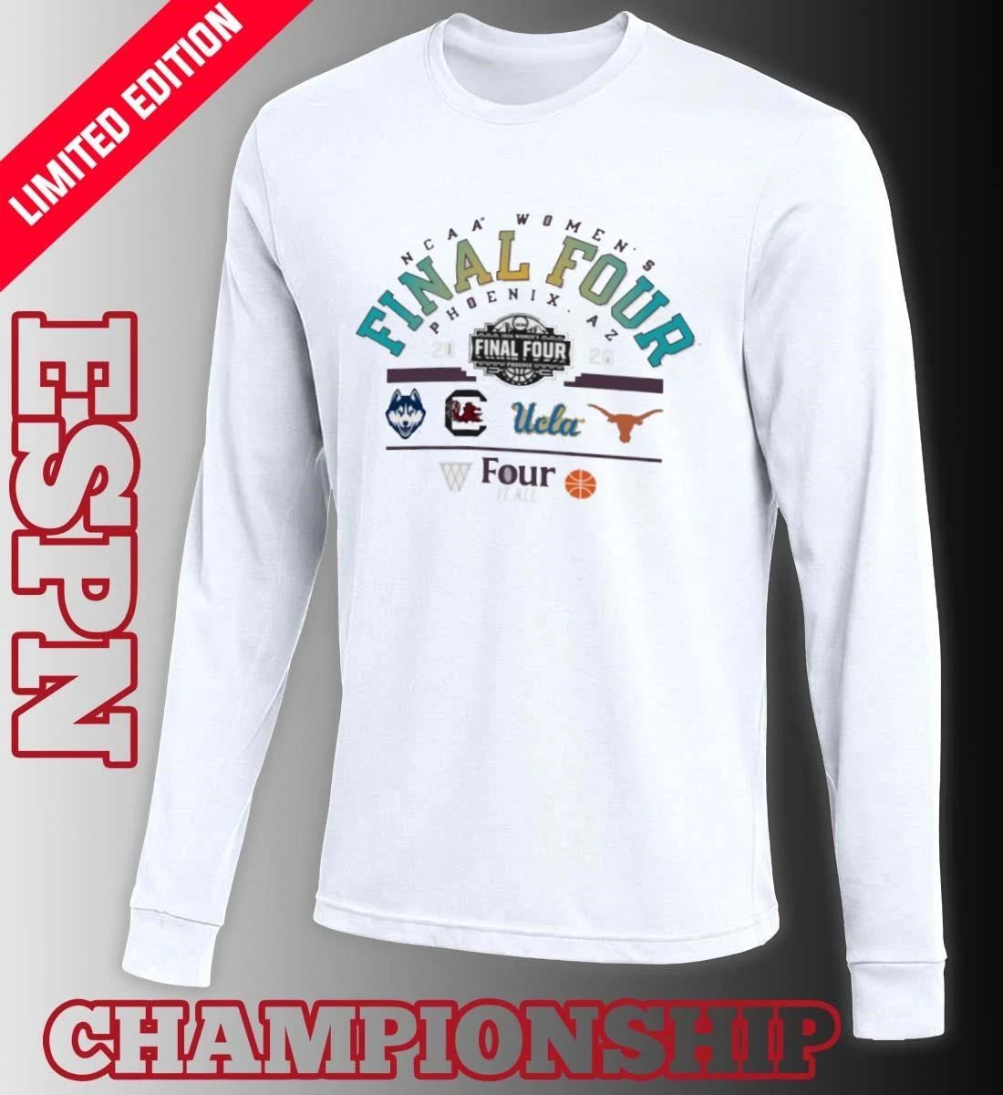 Phoenix, AZ NCAA 2026 Women’s Final Four T-Shirt