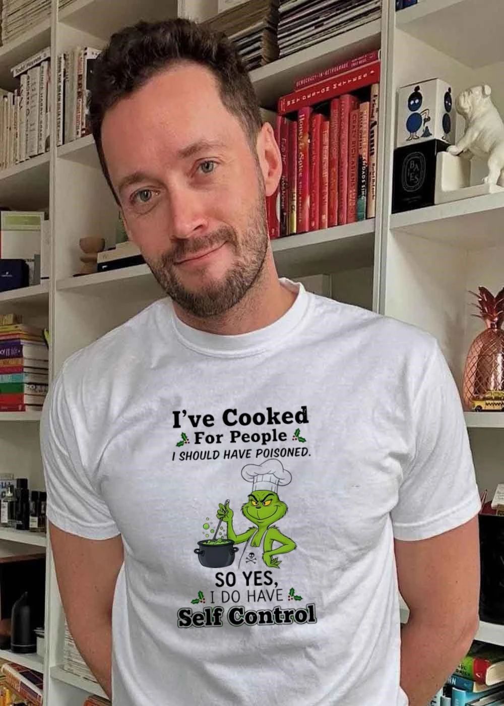 The Grinch I’ve Cooked For People I Should Have Poisoned So Yes I Do Have Self Control shirt