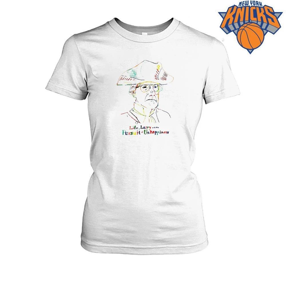 Life Larry and the Pursuit of Unhappiness Vintage Colorful Line Art Historical Hat Shirt