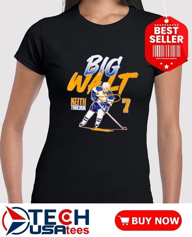 Keith Tkachuk No. 7 St. Louis Blues Hockey Big Walt signature shirt