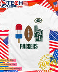 Green Bay Packers Americana Pop popsicle football and number 1 shirt