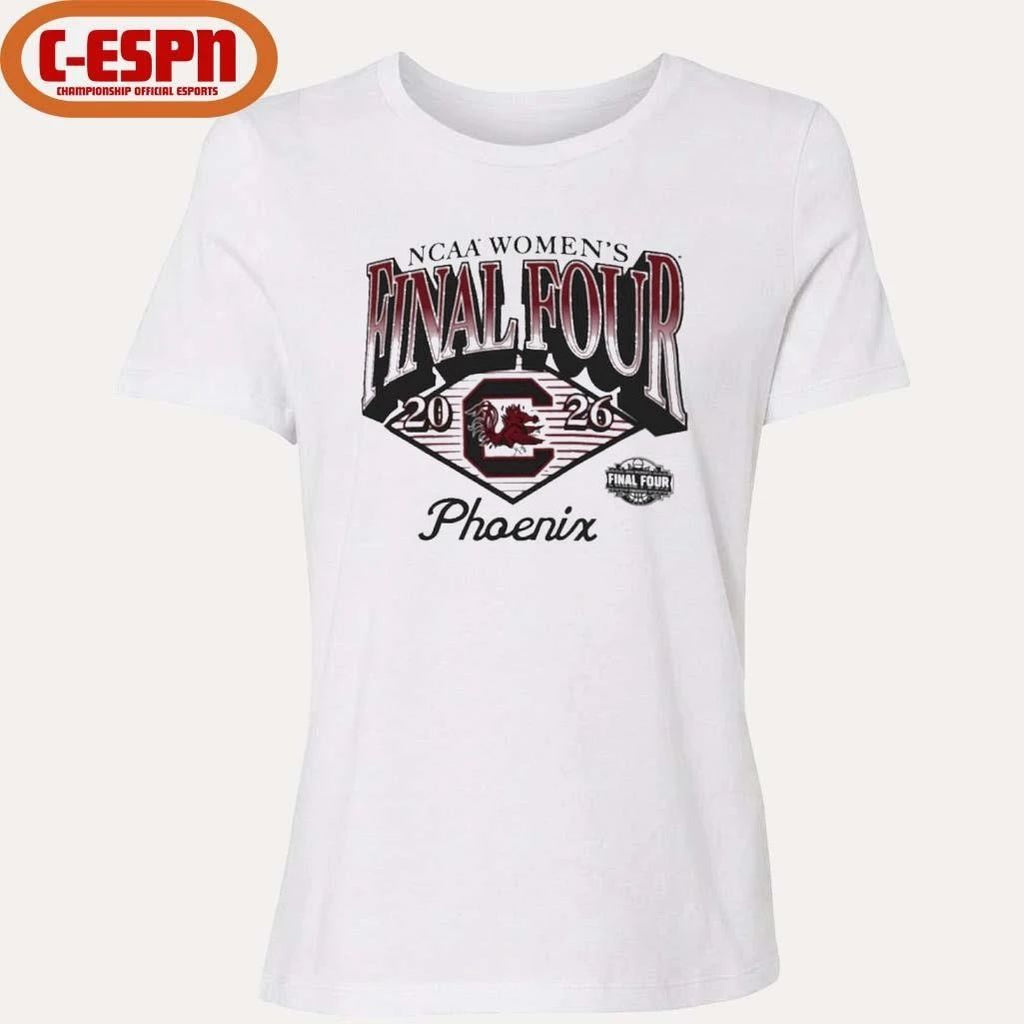 South Carolina Gamecocks NCAA Women’s Basketball Final Four Locker Room 2026 T-Shirt