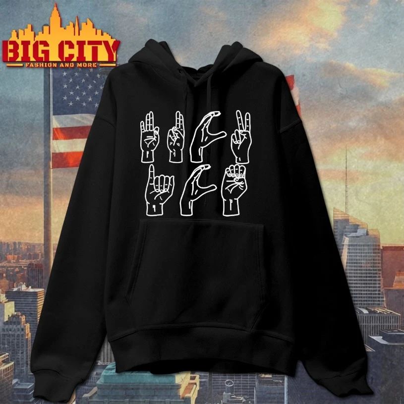 Hand Sign Language Fuck ICE t-shirt