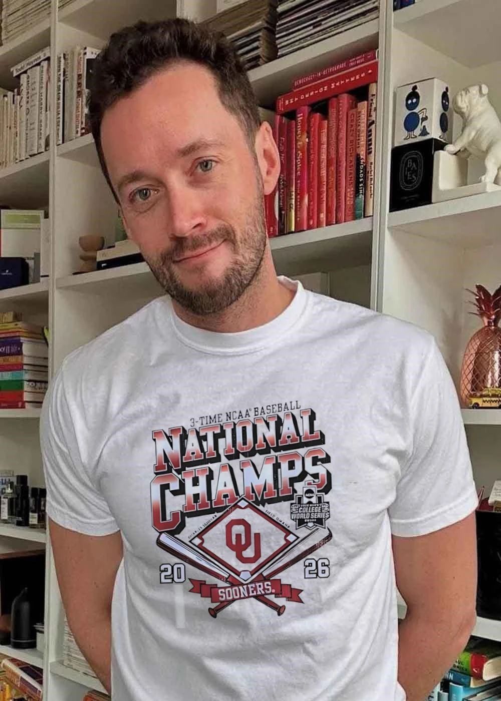 3-Time NCAA Baseball National Champs College World Series Sooner Shirt