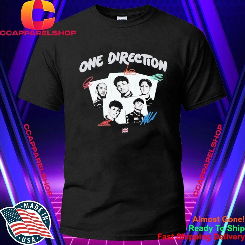 One Direction F1 Signatures Shirt