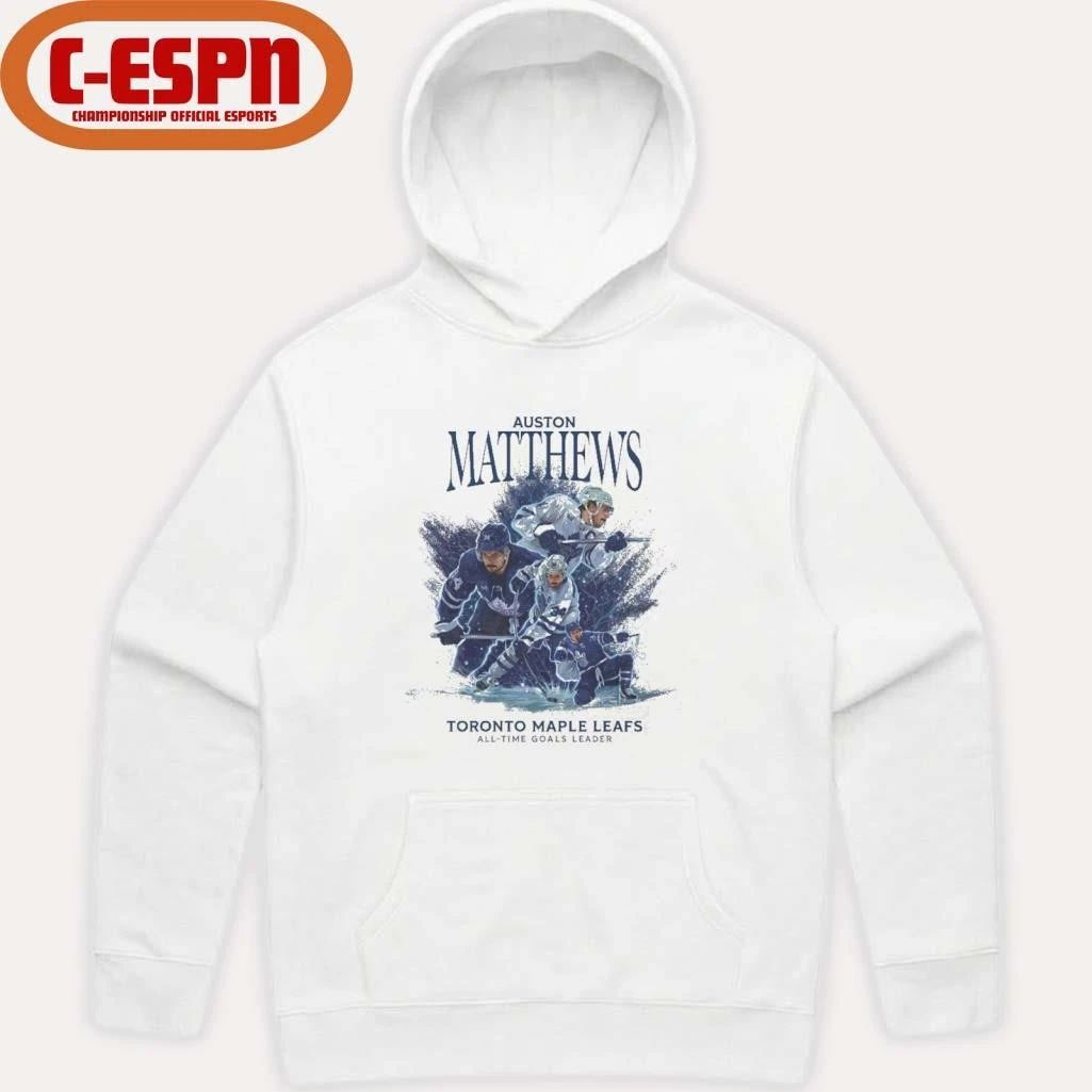 Auston Matthews Toronto Maple Leafs All-Time Goals Leader T-Shirt