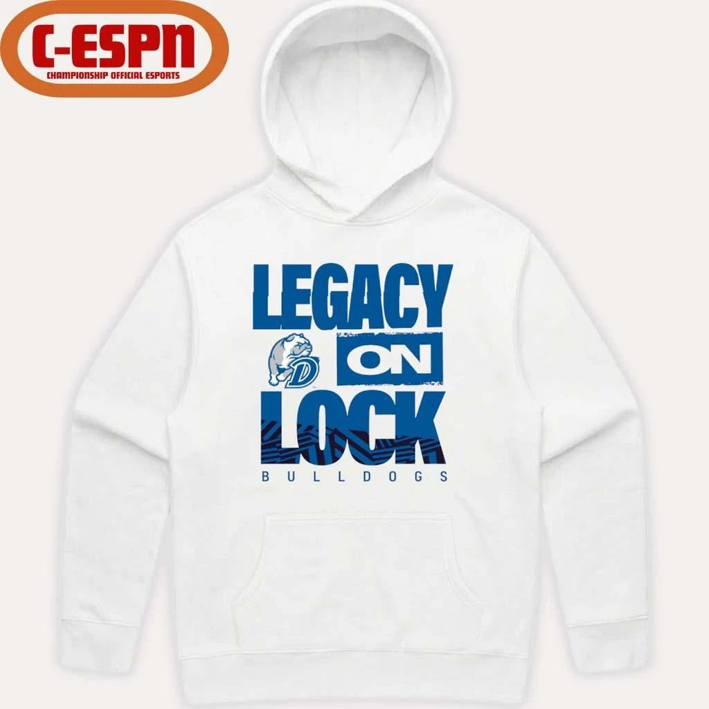 Drake Men’s Basketball Legacy On Lock Bench T-Shirt