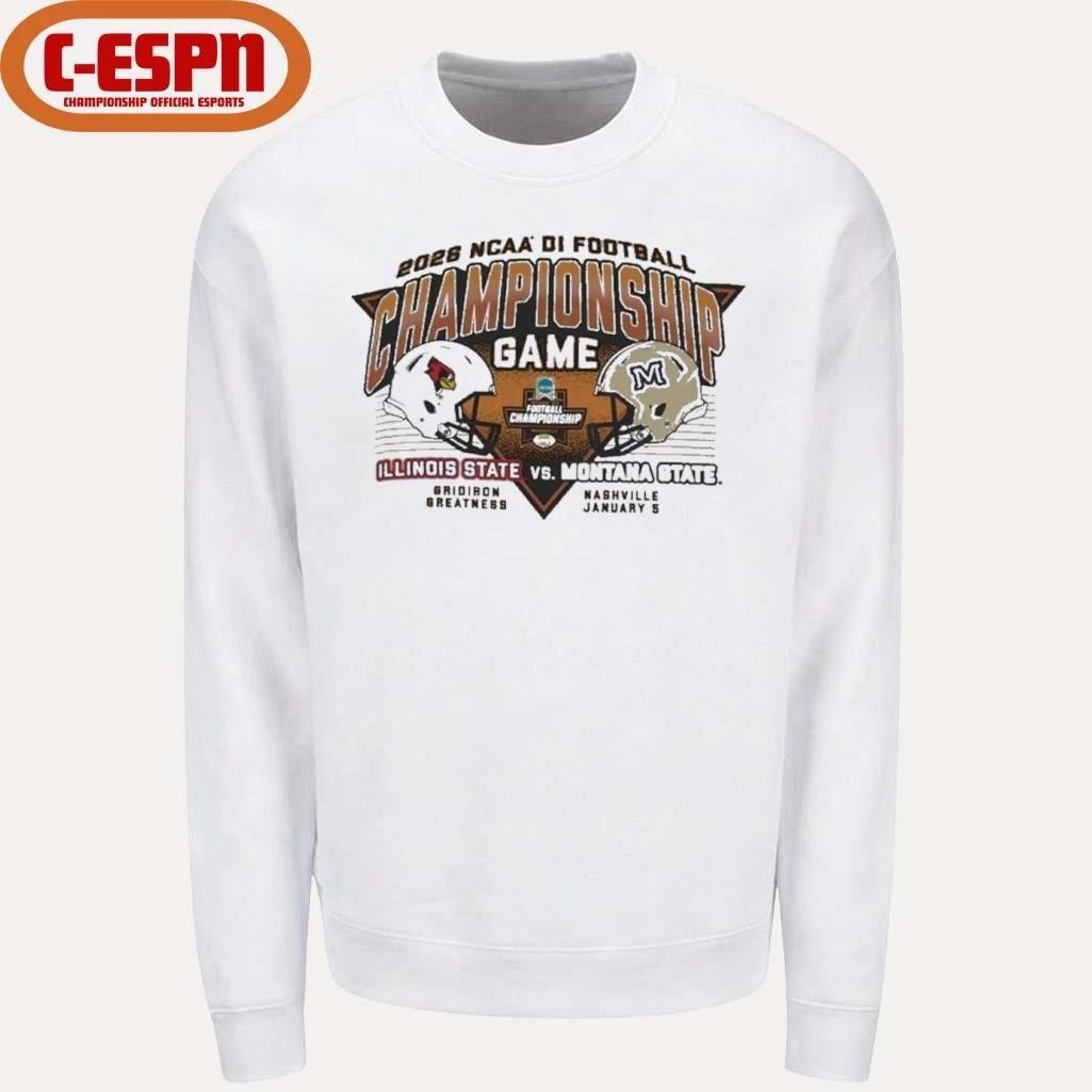 2025 DI Football Championship Shirt Illinois State Vs Montana State