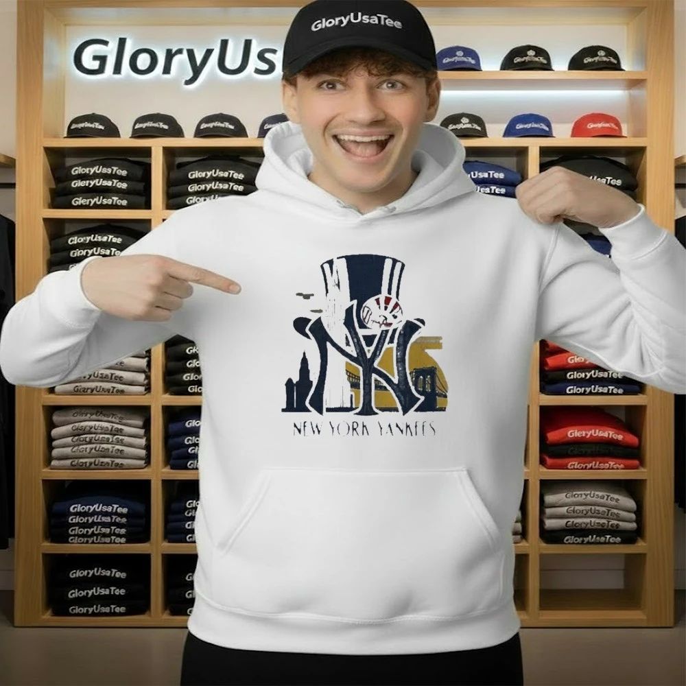 New York Yankees Uncle Sam hat skyline Shirt