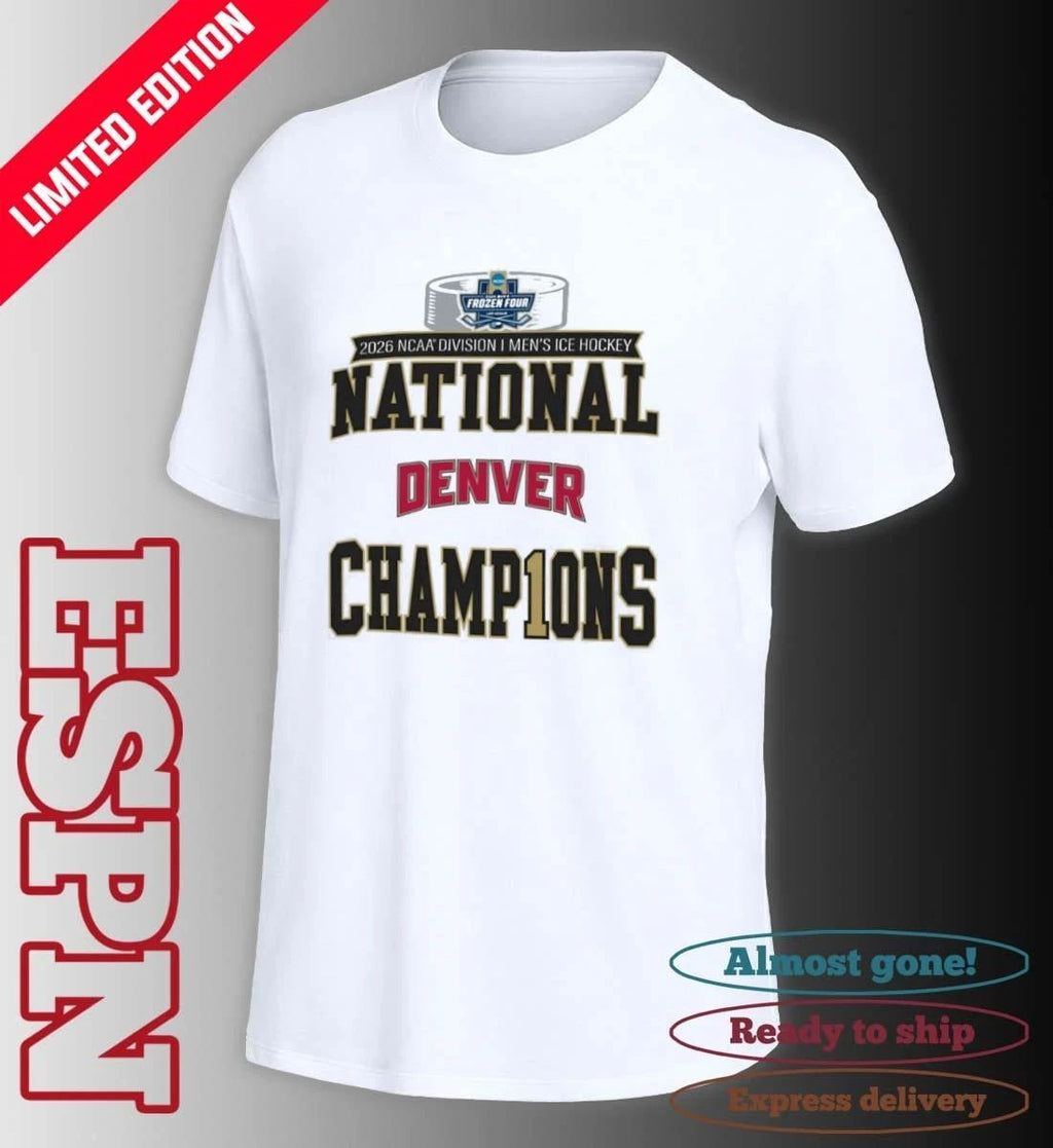 Men’s Frozen Four National Champions Denver Pioneers-Shirt