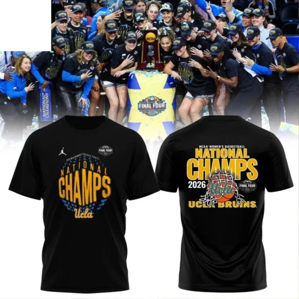 UCLA Bruins NCAA Basketball Champions 2026 Logo Two Sided Shirt