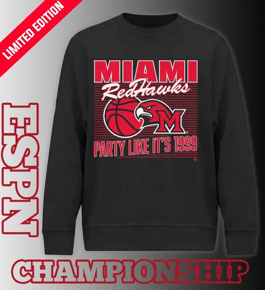 Miami University RedHawks Basketball Party Like It’s 1999 Shirt