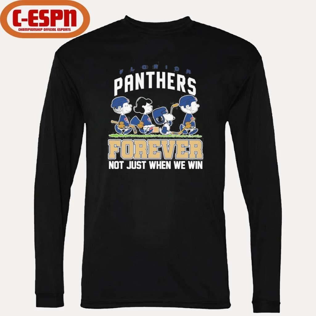 The Peanuts Characters Forever X Florida Panthers Shirt