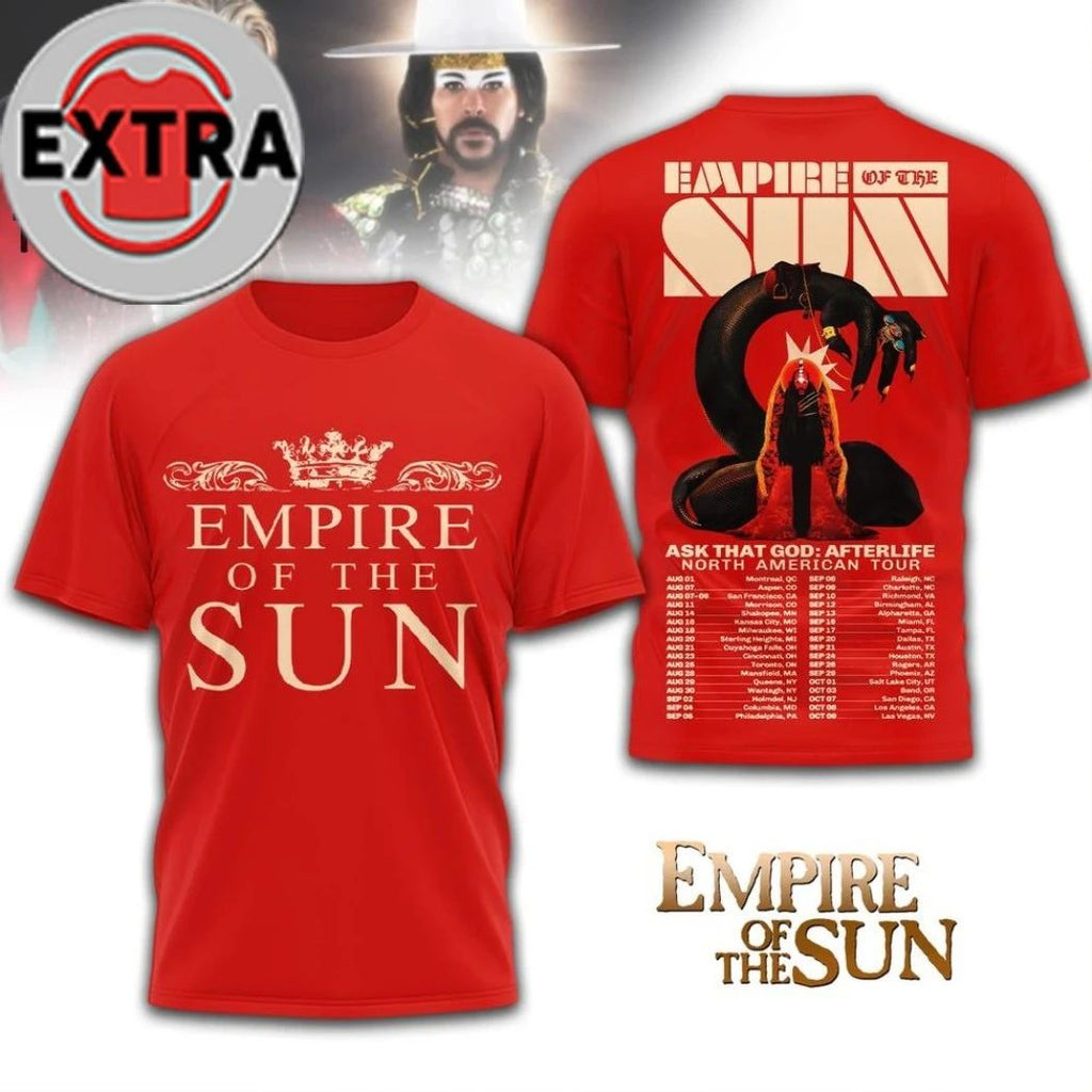 Empire of the Sun North American Tour 2026 Logo Two Sided Shirt