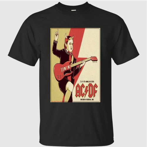 AC-DC Estadio GNP Seguros, Mexico City Apr 7 2026 Poster Shirt