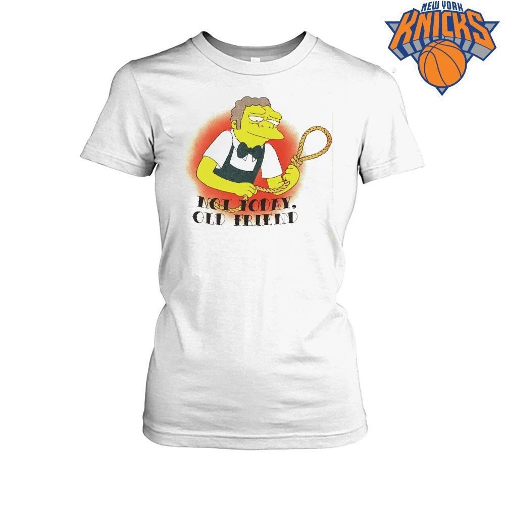 Not Today Old Friend Moe Szyslak Simpsons Meme Vintage Tattoo Shirt