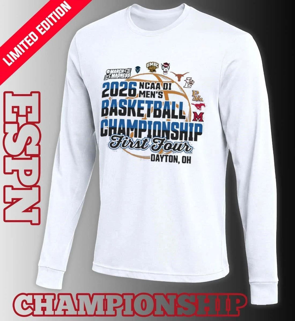 First Four Teams 2026 NCAA DI Men’s Basketball Championship Shirt