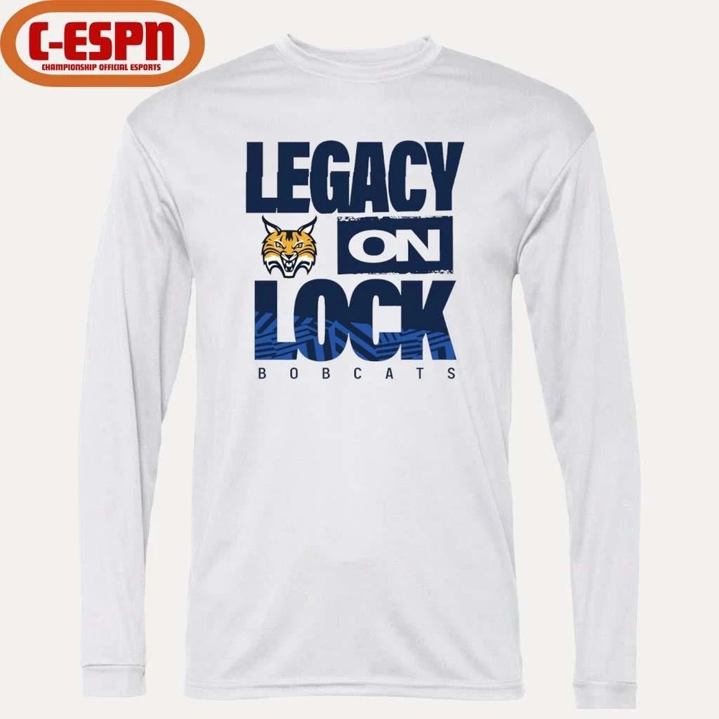 Quinnipiac Bobcats Basketball Legacy On Lock T-Shirt