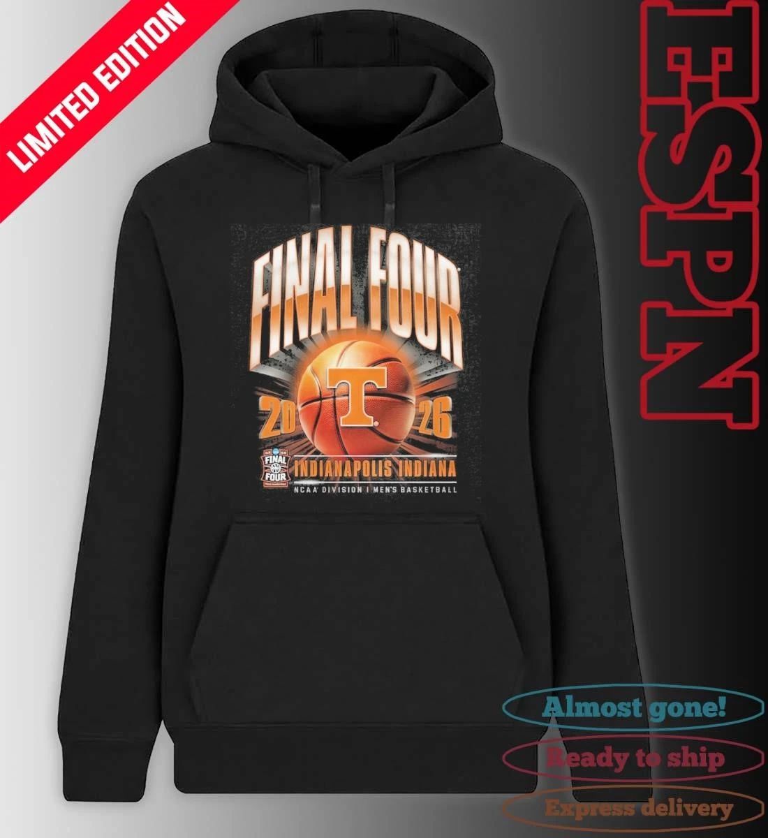 Tennessee Volunteers 2026 NCAA Men’s Basketball Tournament March Madness Final Four Vintage T-Shirt