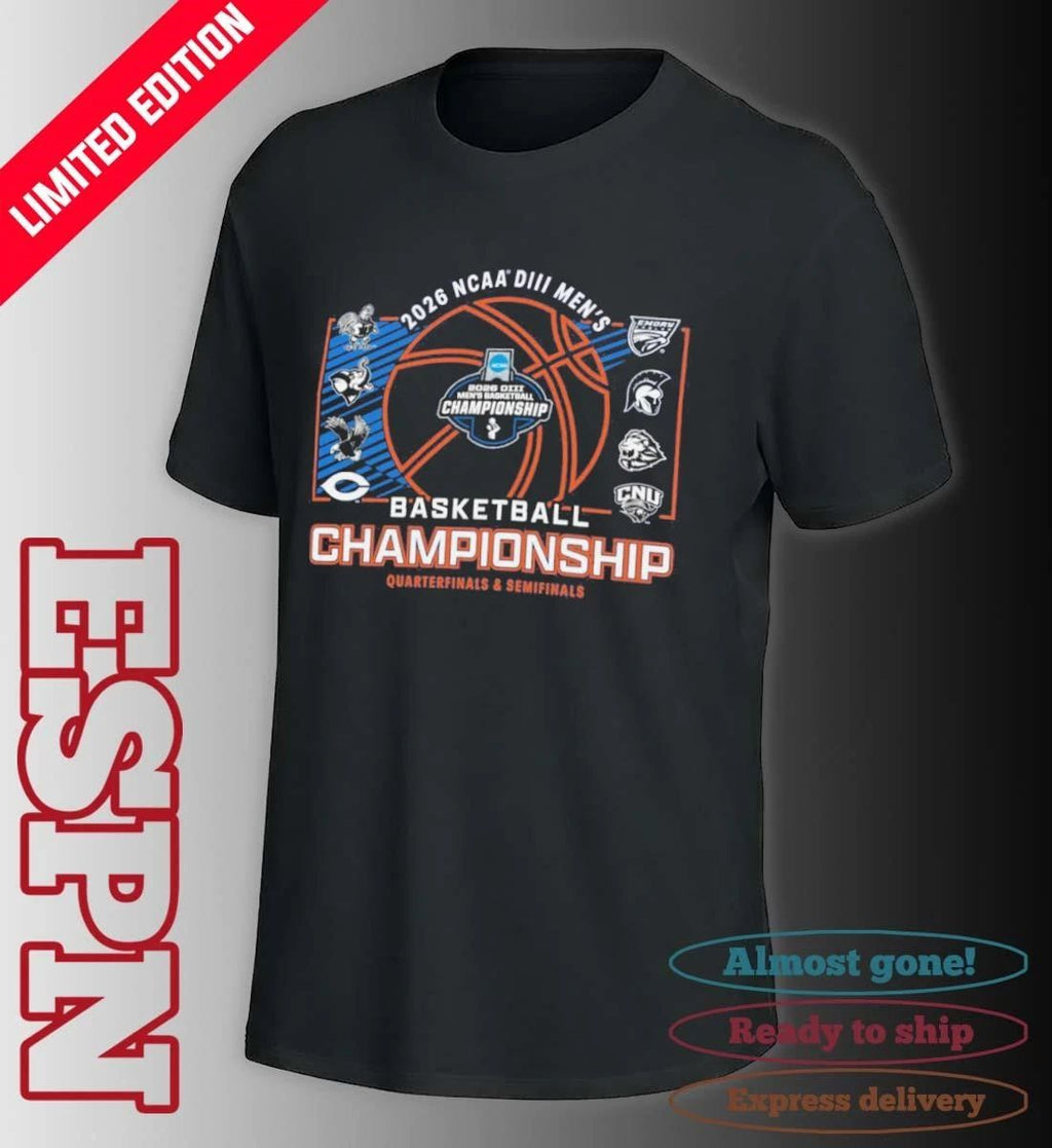 Quarterfinals, Semifinals 2026 NCAA Division III Men’s Basketball Championship Shirt