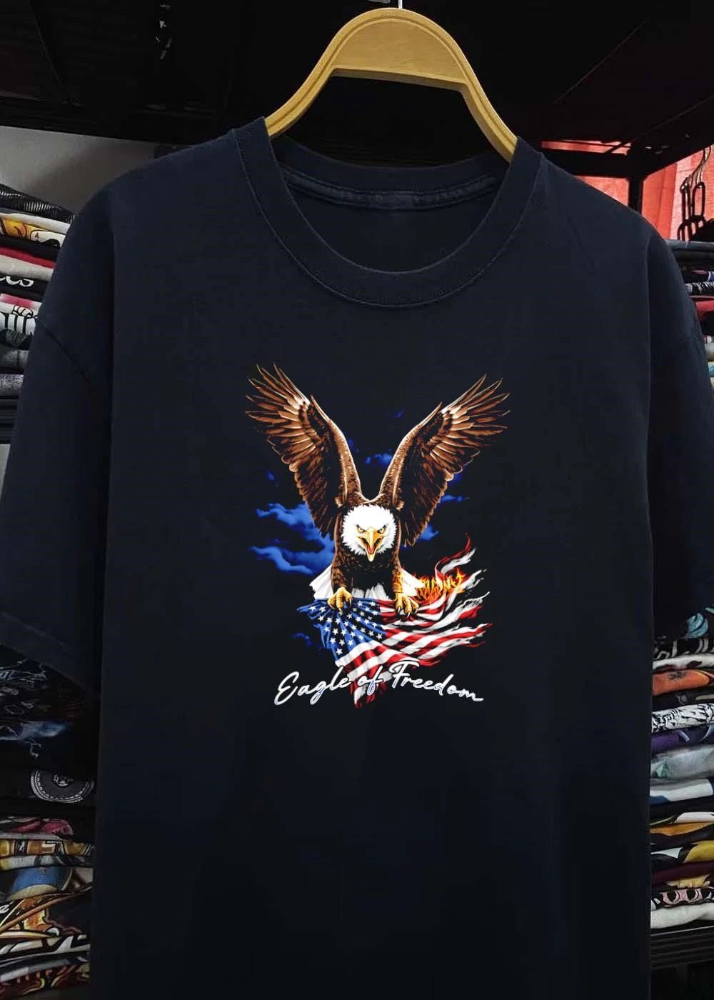 Eagle of Freedom American flag eagle shirt