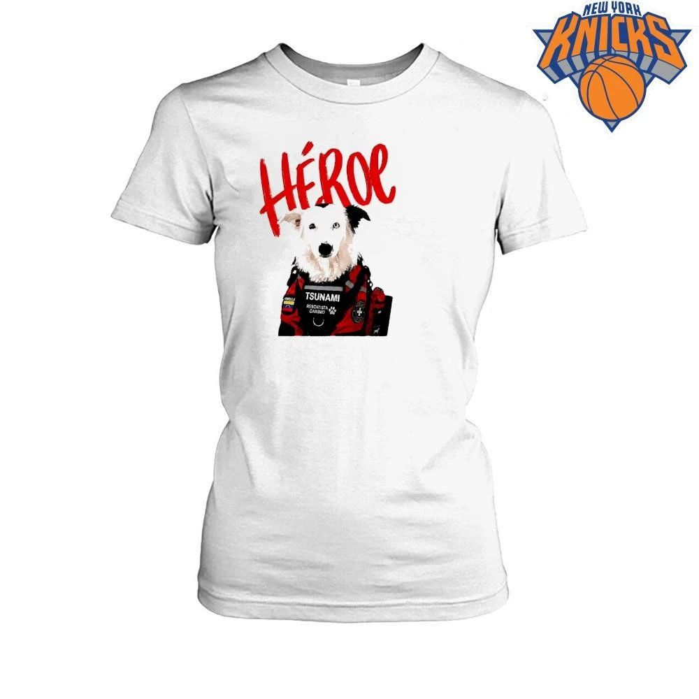 Heroe Tsunami Rescatista Canino Venezuela Rescue Dog Portrait Shirt