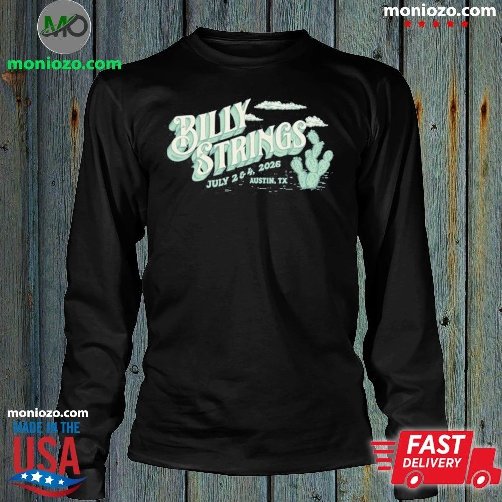 Billy Strings 2026 Austin City Limits Cactus Shirt