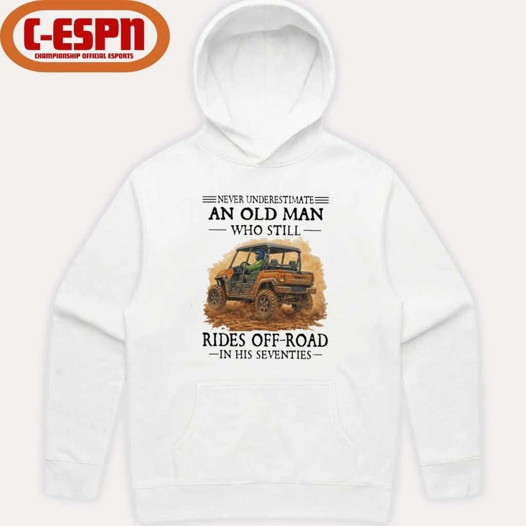 Never Underestimate An Old Man Who Still Rides OFF-ROAD In His Seventies Shirt