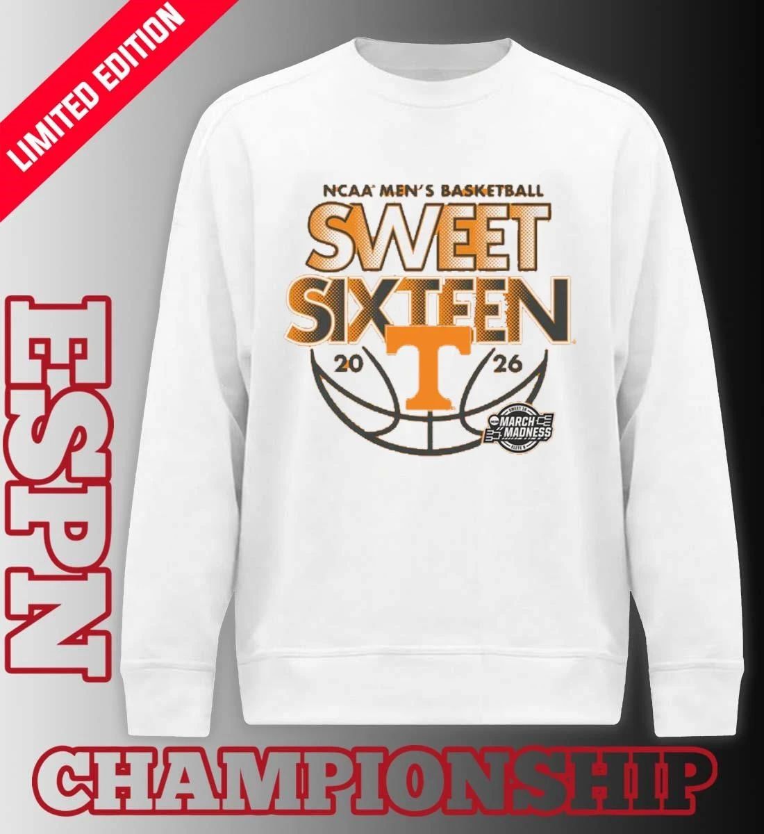 Sweet Sixteen 2026 Tennessee Men’s Basketball Shirt