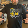 Michigan Wolverines Mem’s Basketball Graphic Tri-Blend T-Shirt