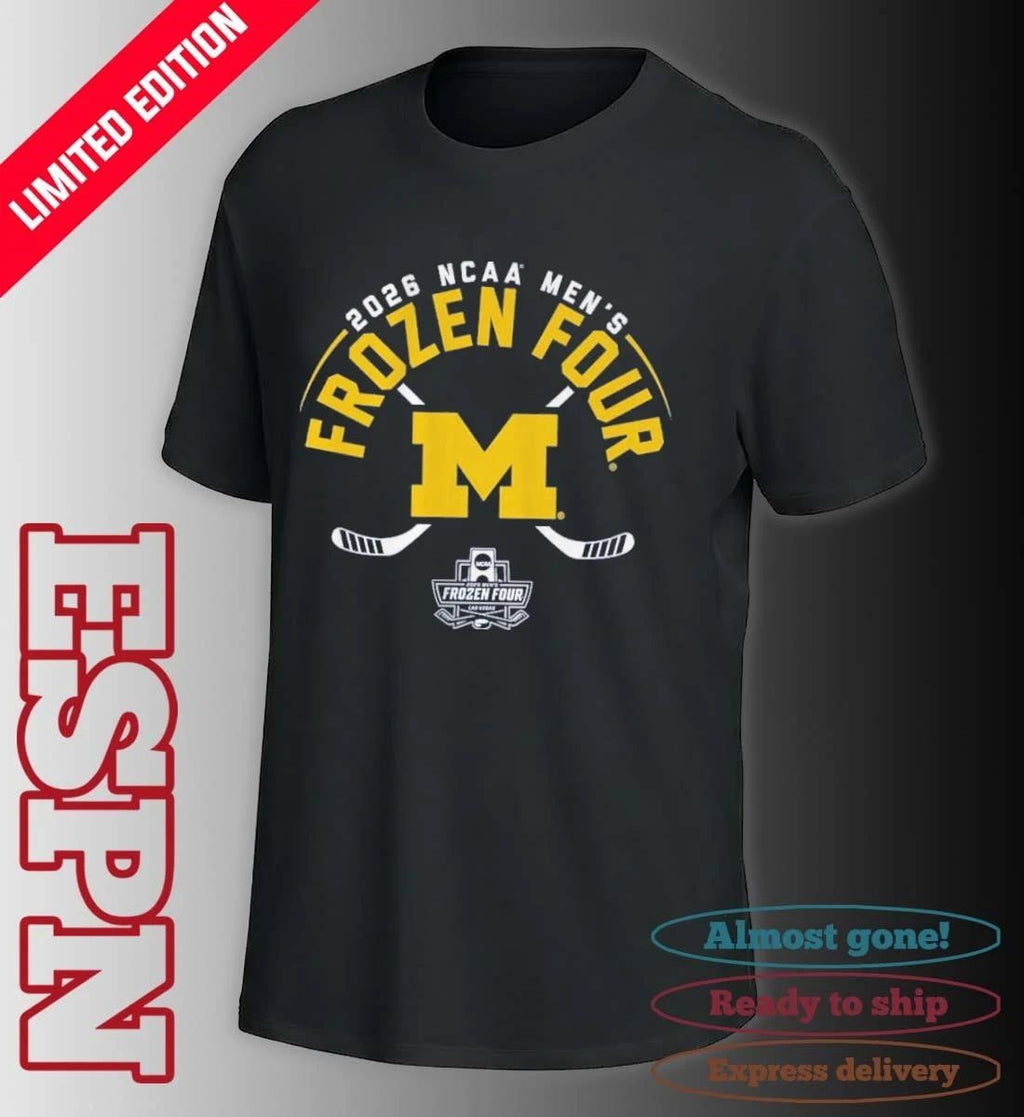 Michigan Men’s Hockey 2026 Frozen Four Bound Shirt