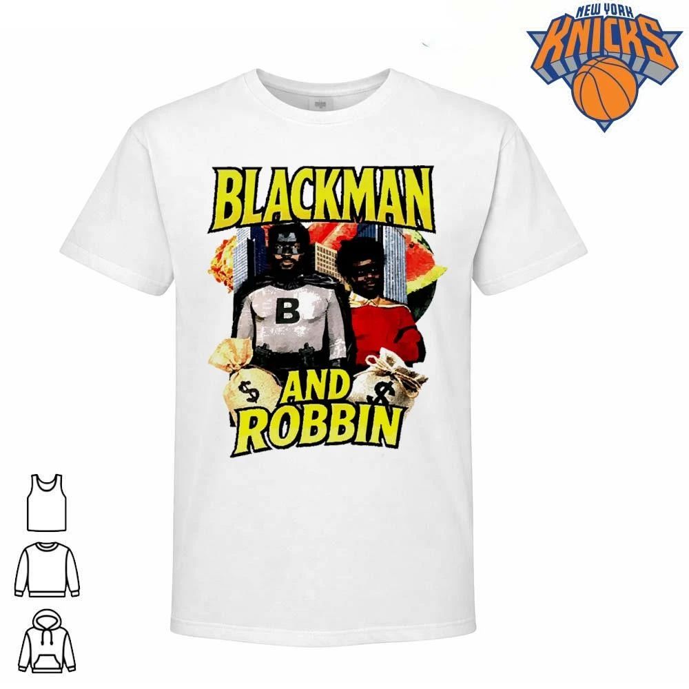 Blackman And Robbin 90s Bootleg Rap Vintage Parody Meme Graphic Shirt