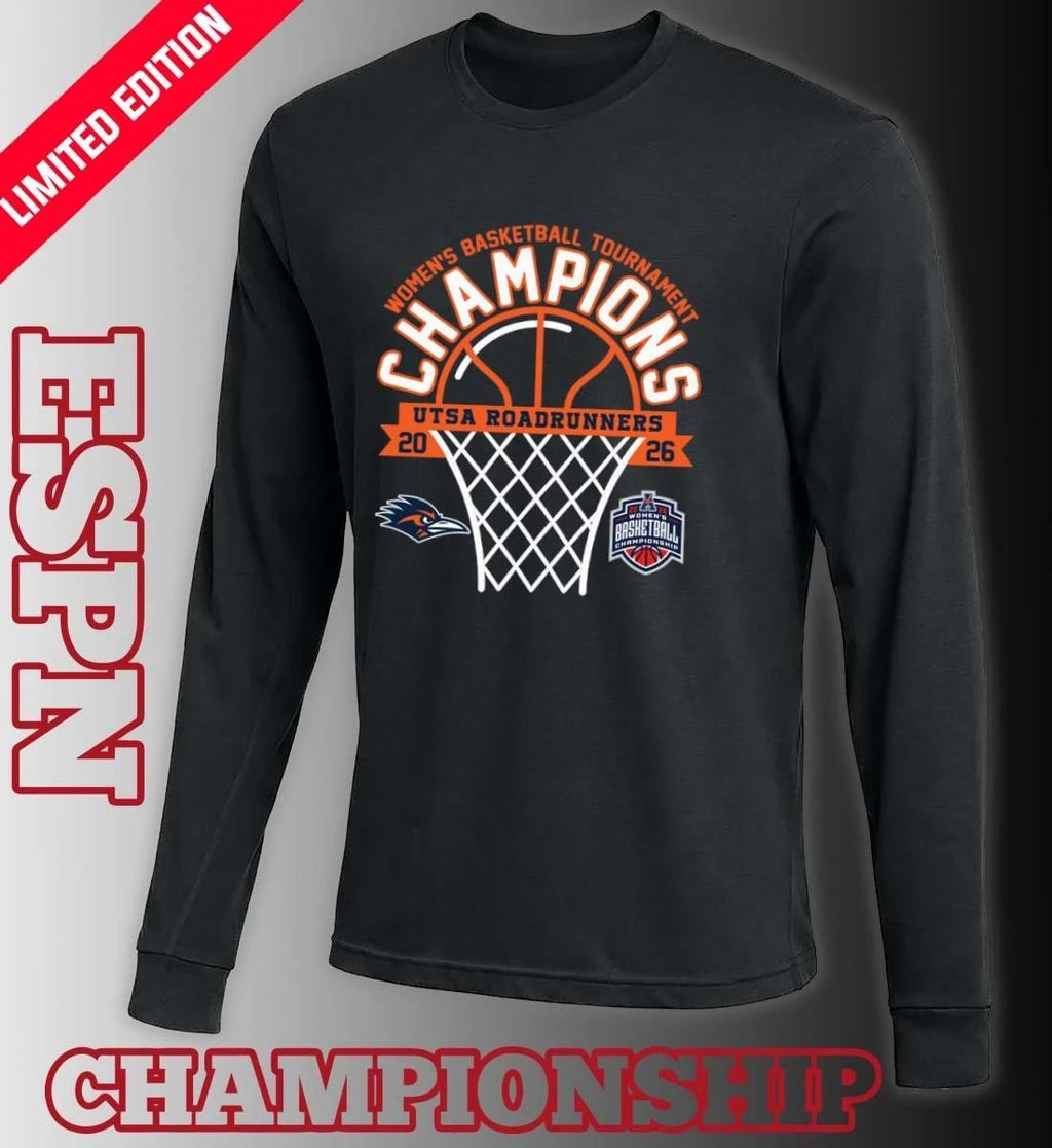 American Conference Women’s Basketball Tournament Champions 2026 UTSA Roadrunners T-Shirt