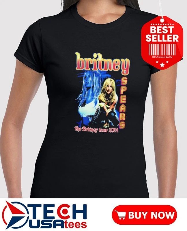 Britney Spears The Britney Tour 2001 shirt