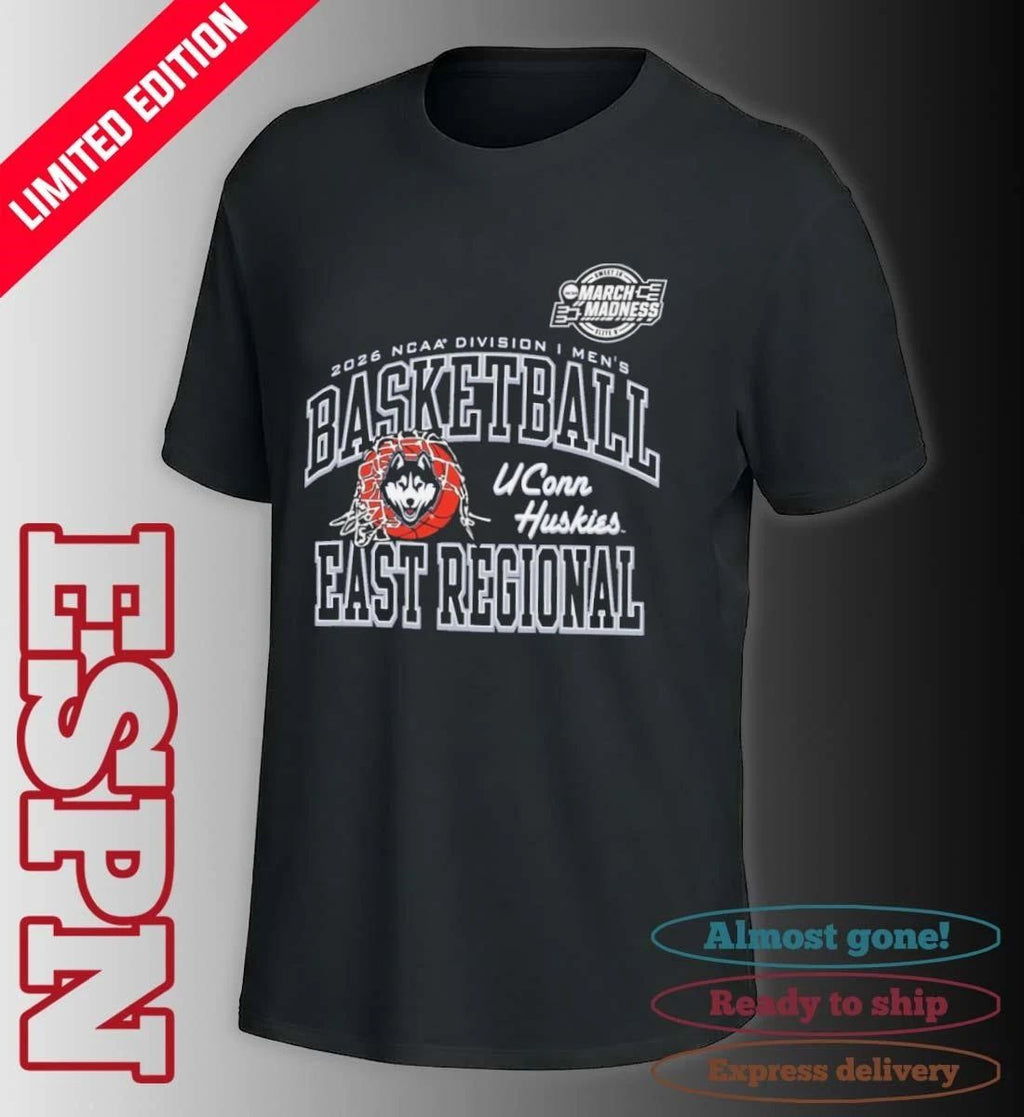 Uconn Huskies 2026 NCAA DI Men’s Basketball Sweet 16 – East Regional T-Shirt