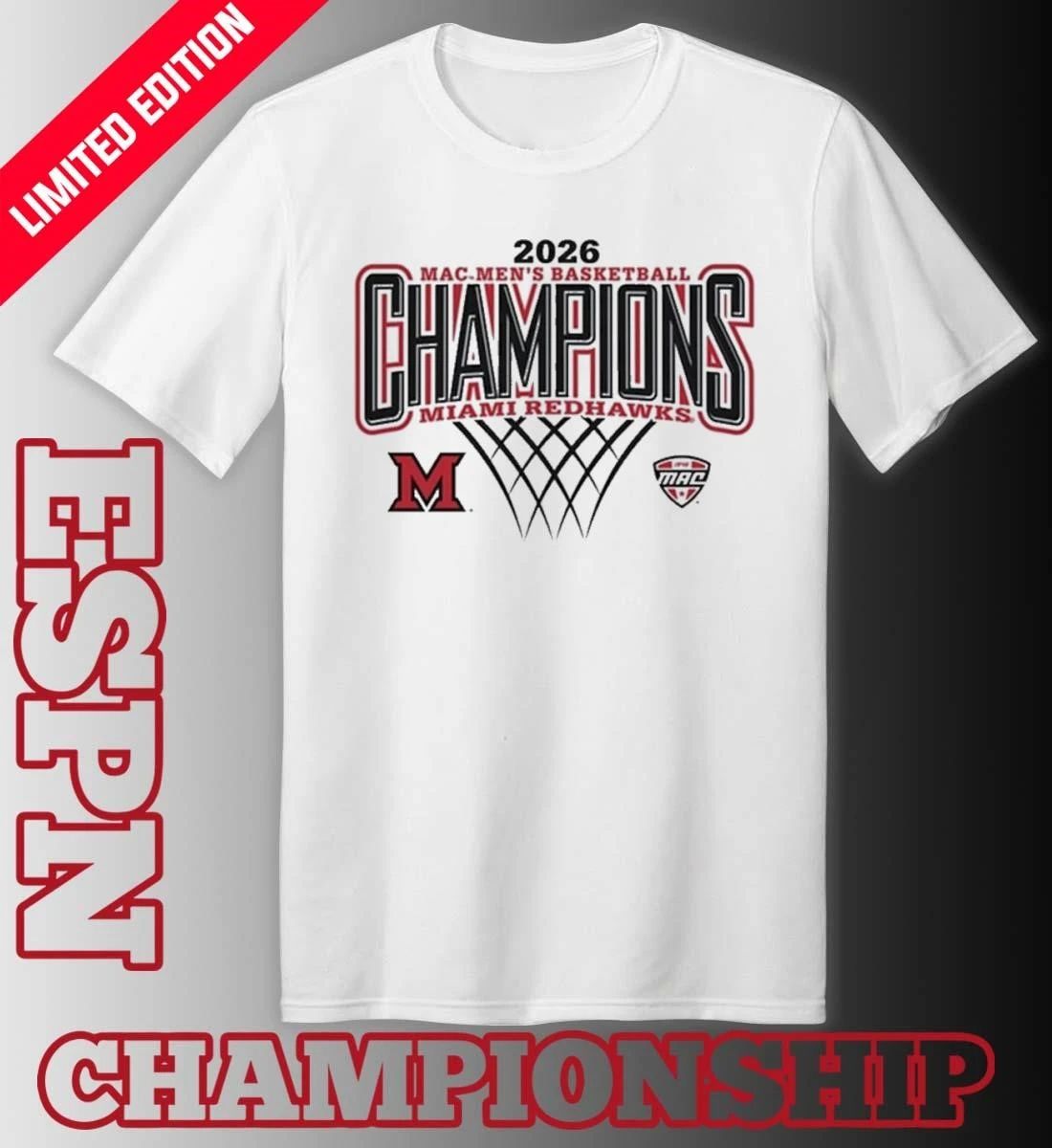 Miami Men’s Basketball 2026 MAC Regular Season Champions T-Shirt